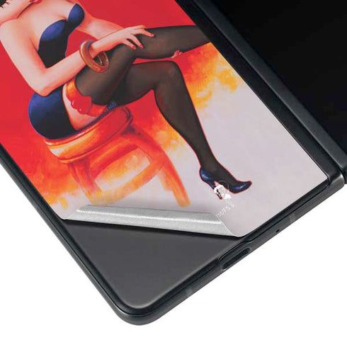 Betty Boop Stockings Galaxy Z Fold4 5G Skin